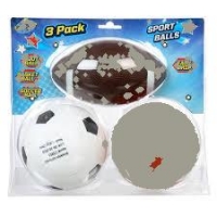 3 Pack Sport Balls
